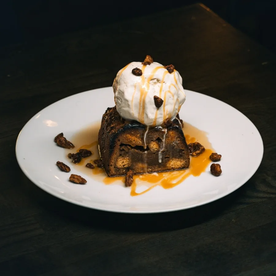 Bourbon Bread Pudding at Barnett’s