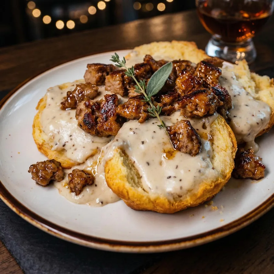 Biscuits & Gravy at Barnett’s